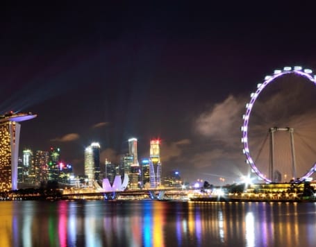 Singapore Flyer and Time Capsule